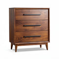Commode en bois de noyer avec trois tiroirs dimensions 80 x 50 x 100cm